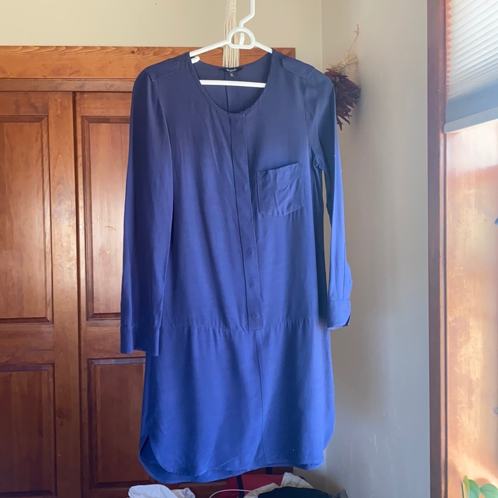Silk tshirt dress